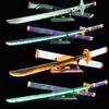 Demon Slayer Onemoc Piece Katana Luminous Sword Building Blocks Diy Model Educational Toy Assembly Weapon Toy Brick For Children