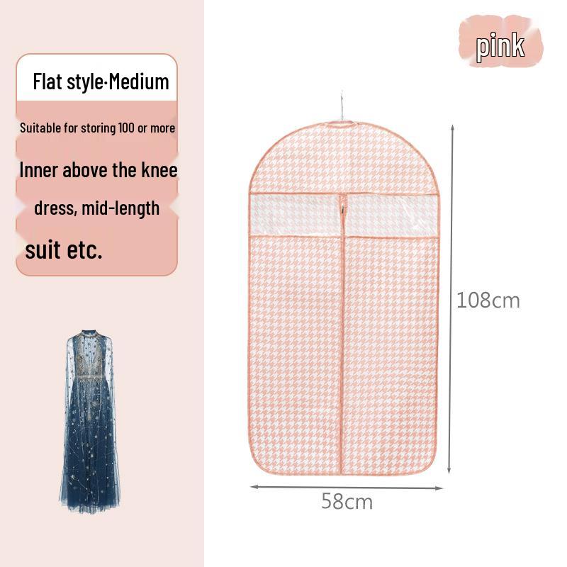 Подвесной прозрачный чехол для одежды от пыли для пиджаков и костюмов