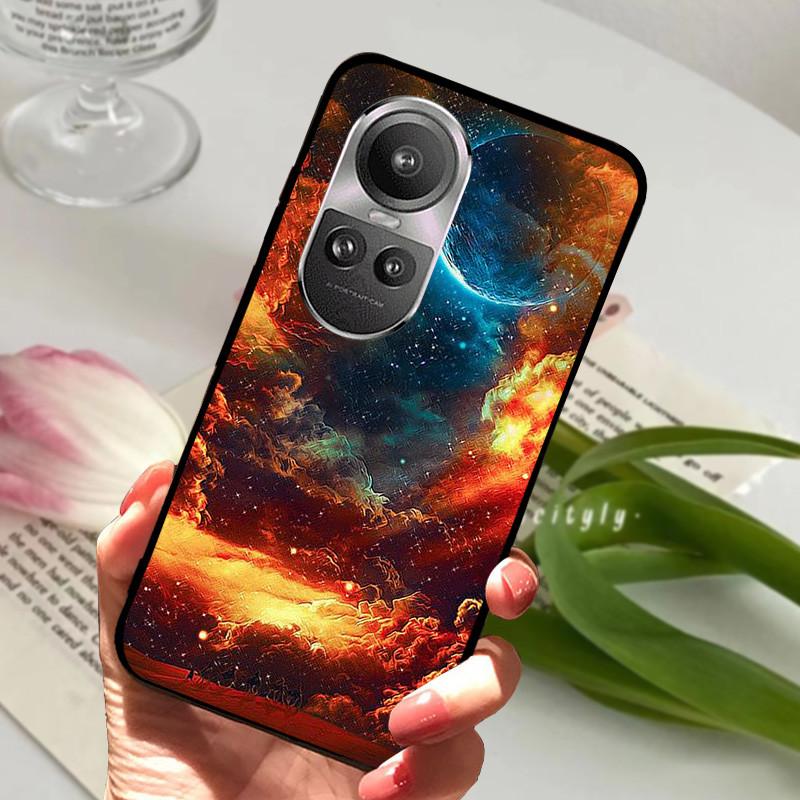 Чехол для Oppo Reno 10 5G CPH2531 Reno10 Ударопрочный Мягкий ТПУ Силиконовый Чехол для Телефона Для Oppo Reno 10 Pro 5G CPH2525 Funda Мультяшный