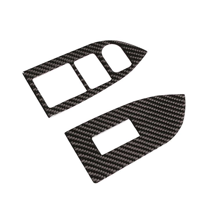 Мягкое углеродное волокно в стиле автомобиля, дверное стекло, переключатель, рамка, наклейка для Subaru BRZ/Toyota 86 2012-Авто интерьер