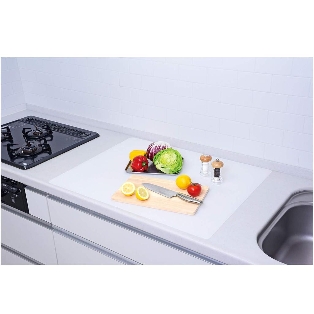 Alphamic Силиконовый коврик для кухонной столешницы 40см x Сворачивается для вырезов до Milky 09451RC Коврик, Защита, Нескользящий, Устойчивый к царапинам, Устойчивый к пятнам, Прибл.