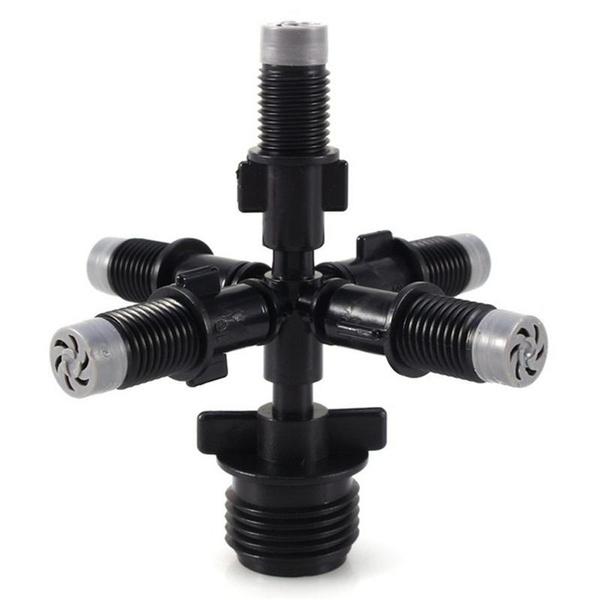 Садовые разбрызгиватели, автоматический полив травы, газона, круг на 360 градусов, вращающаяся вода, 5 насадок, шланг для труб