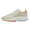 Reebok Классическая кожа Sp Дополнительный цветной блок Повседневные кроссовки для бега Женские кроссовки Бежевый Белый 100201211