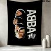 Abba Movie Wall Tapestry Aesthetic Wall Hanging Printed Fabric Blanket Decorative Tapestries For Bedroom Living Room Home Decor