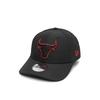 Casquette Snapback NBA Chicago Bulls - New Era - 9Forty - Noir - Taille Unique - Style Urbain