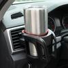 Автомобильный держатель для напитков 2 в 1 на вентиляционное отверстие Нескользящее крепление Держатель для напитков Стойка для телефона Автоаксессуары для бутылки, термокружки, кружки, кофе, чая Грузовик
