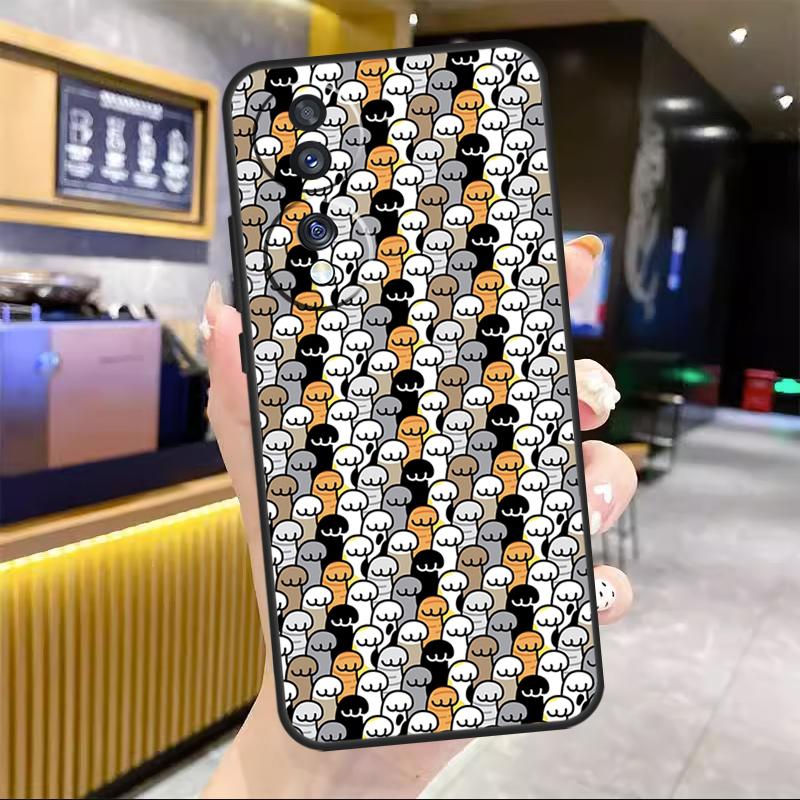 Чехол с рисунком «Милые смешные лапки кошек» Для Honor Magic 6 7 8 Pro Для Honor 90 70 50 Lite 400 200 X8c X8b X9a X9b X9c X9d Win RT