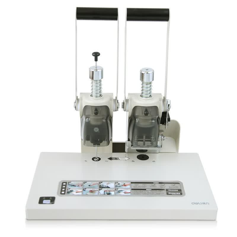 Deli 3875 Commercial Financial Document Binding Machine CN plug (adapter included)