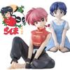 НОВИНКА В НАЛИЧИИ Ranma 1/2 Тэндо Аканэ Ранма ПВХ Аниме Фигурка Периферия Кавай Сидячие Игрушки Настольные Украшения для Автомобиля Модель Подарки