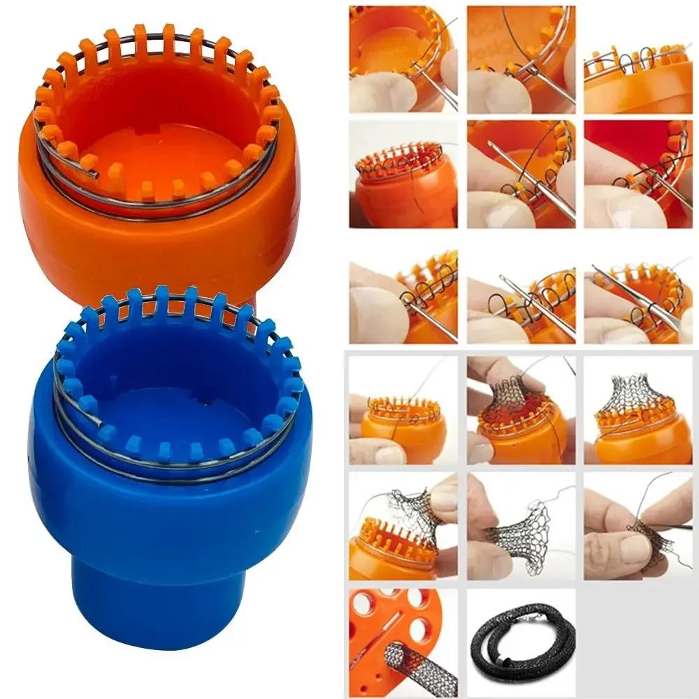 2025 Горячая Ручная Автоматическая Вязальная Машина Сделай Сам Шерсть Крючком Шарф Свитер Взрослые Дети Шапки Носки Артефакт Вязальные Инструменты