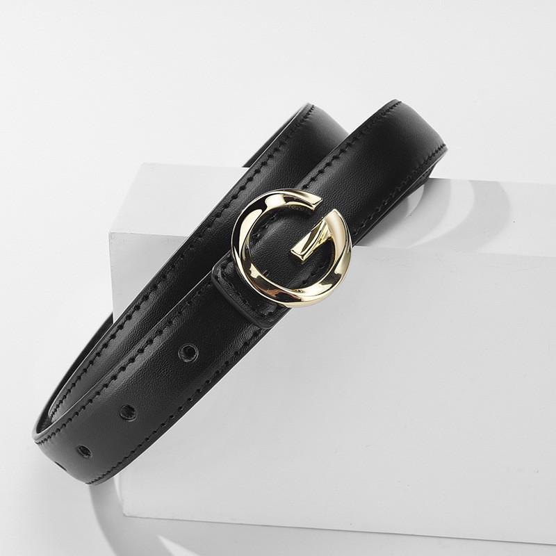 Женский ПУ ремень с металлической застежкой для офиса и повседневной носки