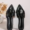 Fashion Fashion Women's Shoes Spring New Style Pointed Flat Shoes Anti Slip Versatile Women's Sandals Soft Sole Open Toe Women Slippers