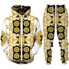 Golden Phnom Penh 3D Print Men's Tracksuit Hip Hop Style Long Sleeve Hoodie Pants Suit Spring Autumn Male Jogging Sportswear Set