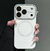 Магнитный силиконовый чехол Apple 17 Pro Max для iPhone с ощущением кожи и большим окном