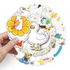 50Pcs DIY Vinyl Art Self-Adhesive Stylish Waterproof Hand Account Car Suitcase Cartoon Graffiti Stickers Duck