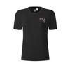 Fila Fitness Versatile Comfortable Casual Sports Simple Skin-Friendly Knitted Short Sleeve T-Shirt Women Tops Deep-Black A11W521105F-BK