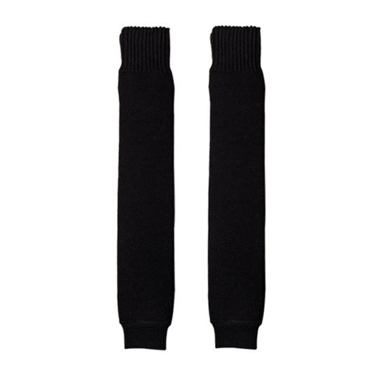 1 пара зимних чехлов для икр, трикотажные эластичные, сохраняющие тепло, нескользящие, утолщенные, гетры, впитывающие пот, носки с начесом для холодной погоды