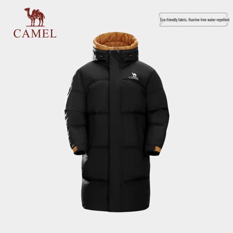 Camel A23CAPN115 Унисекс Пуховик средней длины с капюшоном