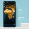 Africa Map Case For Samsung Galaxy S25 Ultra S20 S21 S22 S23 S24 Plus S9 S10 S24 FE S25 FE Phone Cover