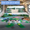 Robocar Poli Pattern Bedding,Quilt Set Quilt Cover Pillowcase Home Birthday Gift (1*duvet cover+2*pillowcase,without core)XSJT0917348