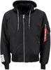 Winter Jacket Alpha Industries MA-1 Zip Jacket (118101) Black