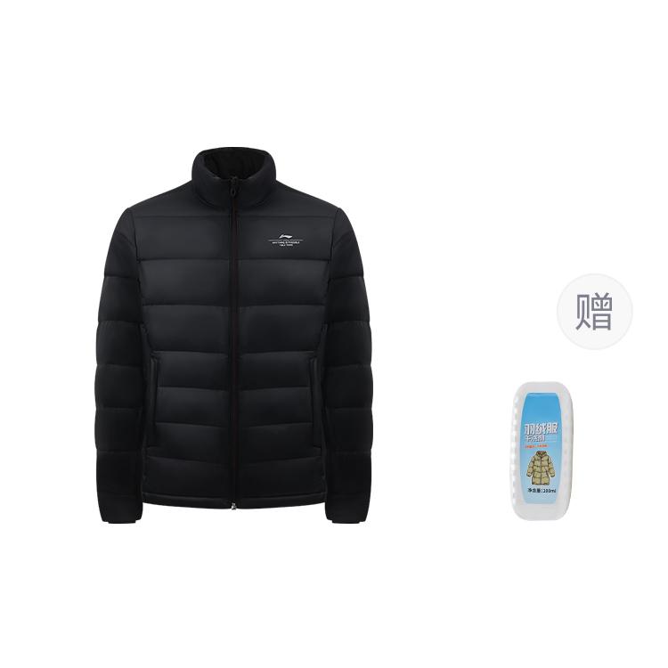Пуховики Li Ning Унисекс С воротником-стойкой Утепленные Другие AYMS199-1