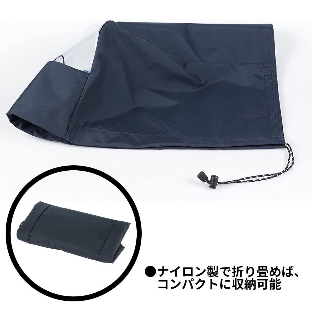 KENKO Camera Rain Cover HT L Size Water Repellentbreathable Material for Telephoto Lens Navy KRG-RC01LNV