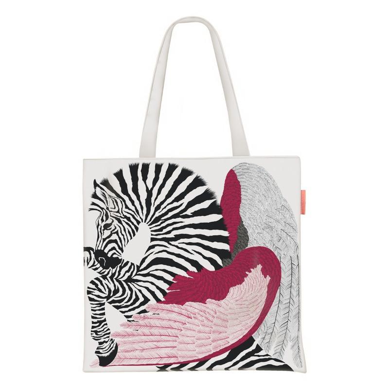 Spring new printed handbag women's oil painting series handbag shoulder bag tote bag fashion canvas bag