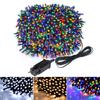 EU Plug 220V Outdoor Christmas Wedding Party Deorative Fairy Lights 10M-100M LED Twinkle Star String Lights For Garden Patio Lawn Landscape Decoration
