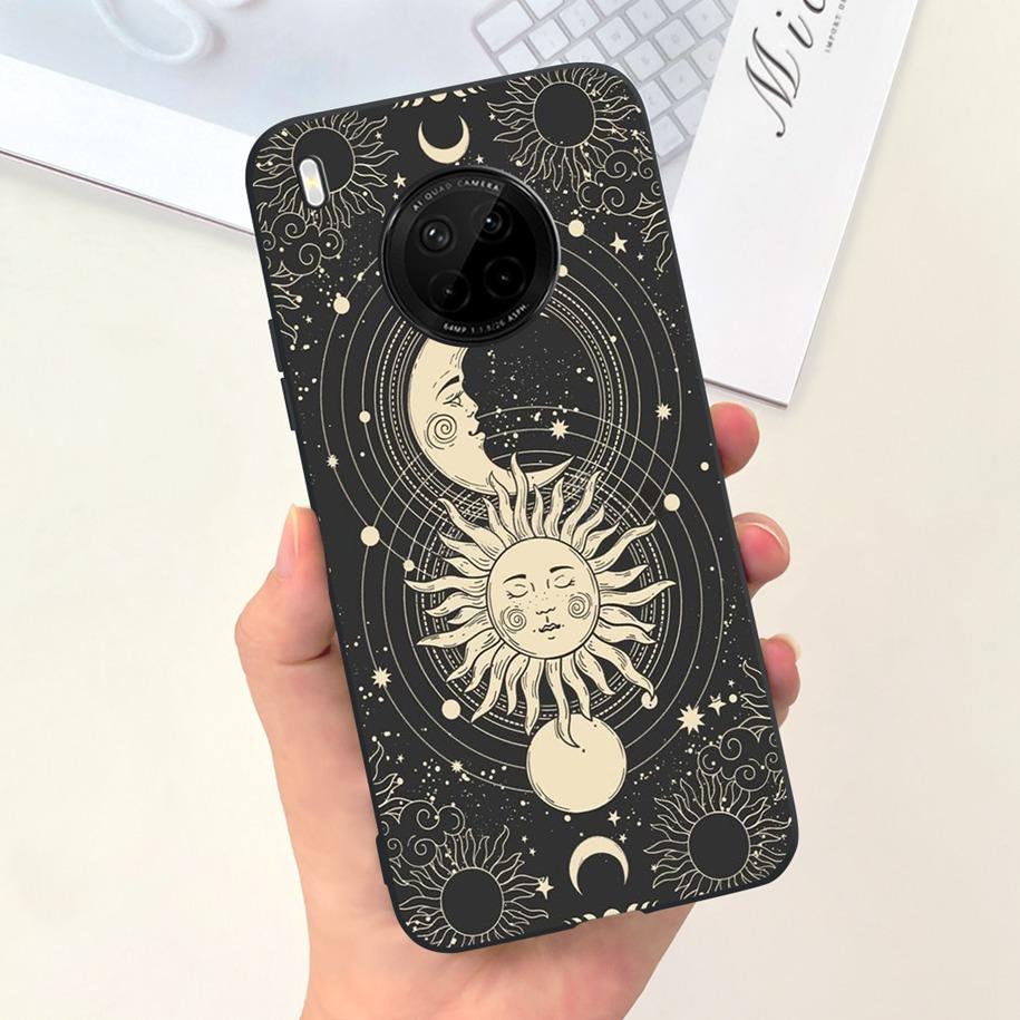 Для Huawei Y9a 2020 Силиконовый чехол FRL-22 FRL-23 Милый Астронавт Сердце Любви Тонкий Мягкий ТПУ Чехол для Телефона на Huawei Nova Y9a Y 9A Чехол
