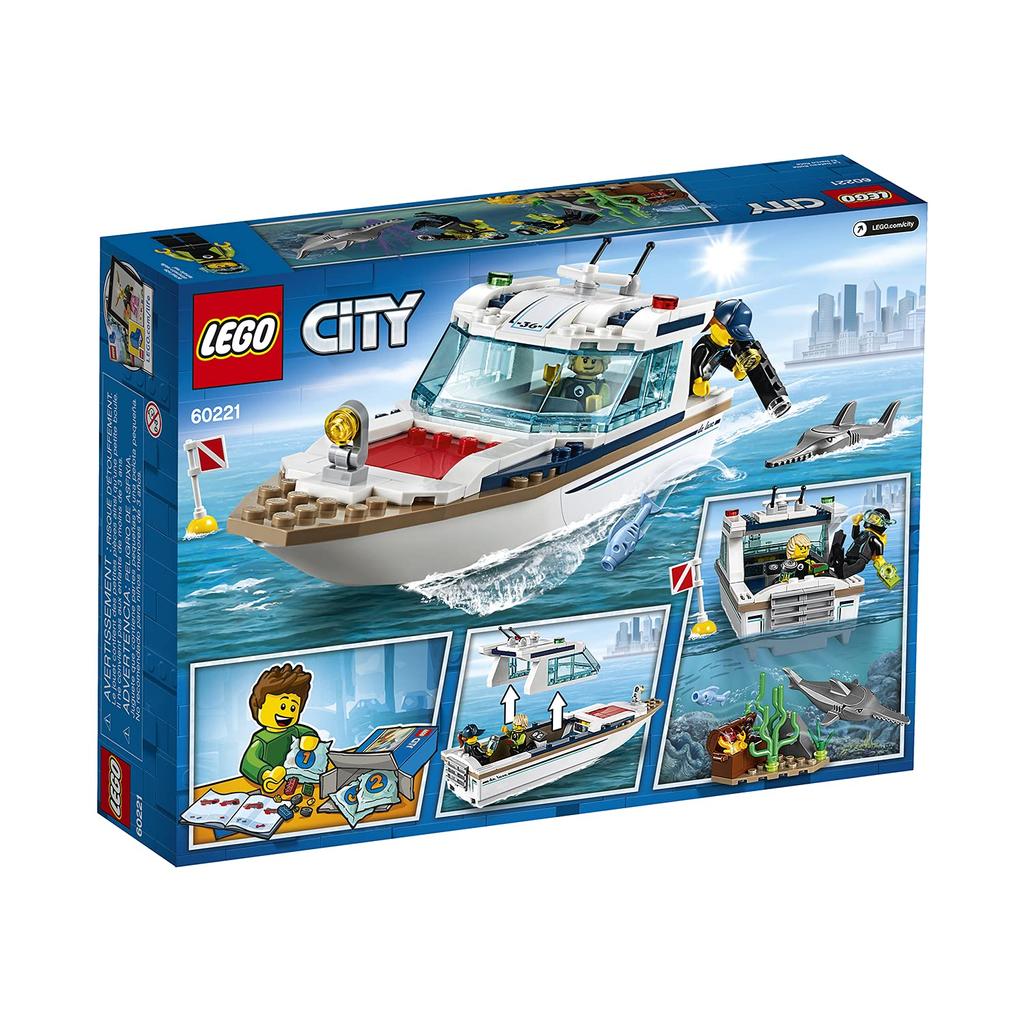 LEGO City Diving Yacht 60221 Block Toy Block Toy Boys Car