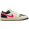 Женские кроссовки Air Jordan 1 Low Pale Ivory Black Muslin Кремовые Розовые DC0774-107