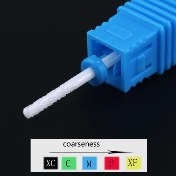 1pc Ceramic Nail Drill Bit Small Ball Milling Cutter Bits For Manicure Pedicure Pointed Apparatus Files Gel Polish Remove Tools