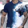 3D Digital Printing Pattern Short Sleeve Men's and Women's Casual Street T-shirt
