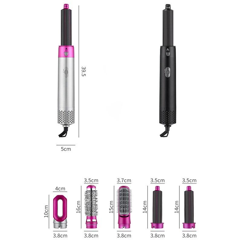 Фен 5 в 1 электрическая расческа для волос с отрицательными ионами фен расческа фен щетка для сушки волос салонные сушилки