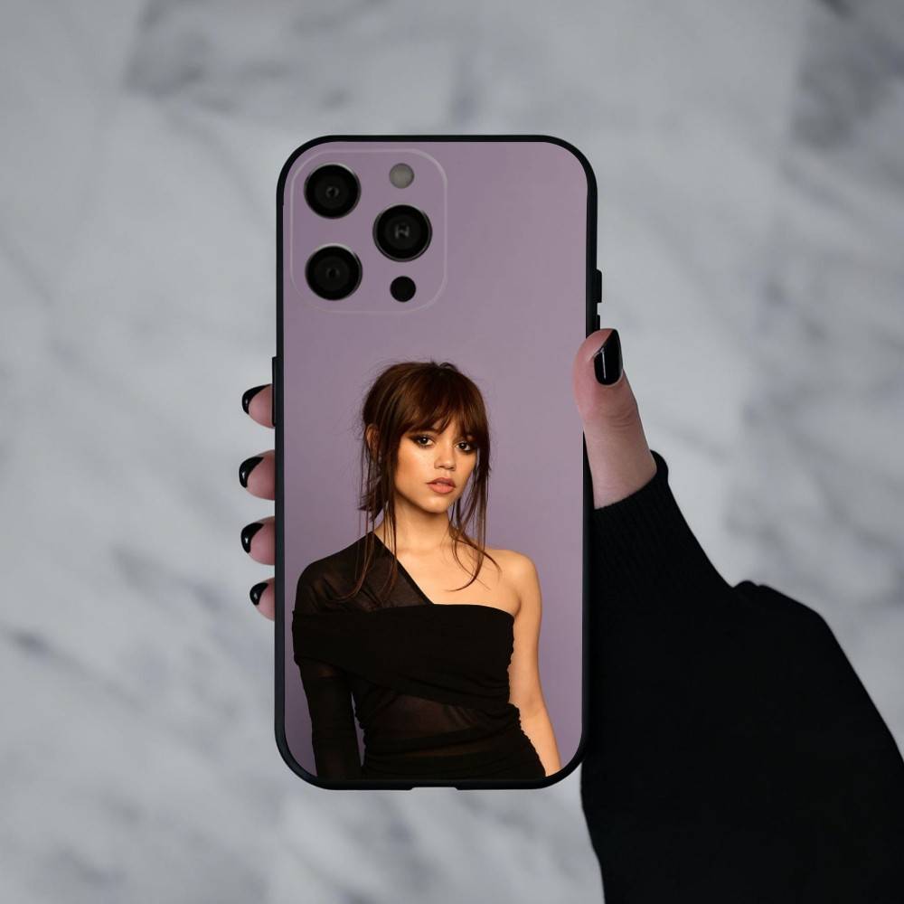 Икона Поколения Z Актриса Дженна Ортега Чехол для Телефона Для iPhone 17pro,16,15,14,13,12,11 Plus,Pro Max,XS,Мягкий Силиконовый Черный Чехол