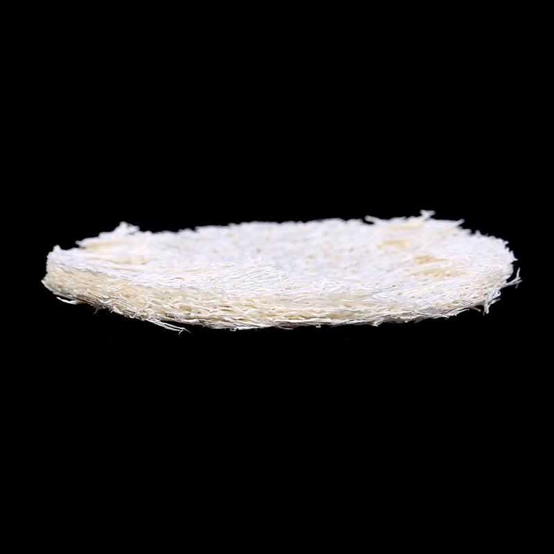 10X Natural Loofah Luffa Facial Complexion Skin Disc Disk Pads Exfoliator Sponge