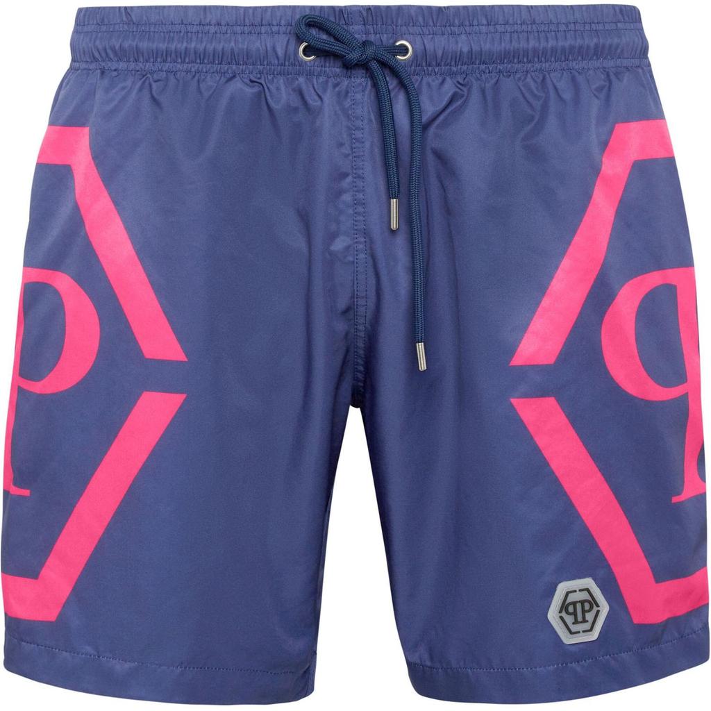 PHILIPP PLEIN Beach Shorts Men's Blue UADC-MMX0190-PNY002N-14