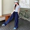 Lazy Wind Rivet Overalls Women's Summer New Loose Quick-drying Pants Nylon Speed Foot Casual Sweatpants