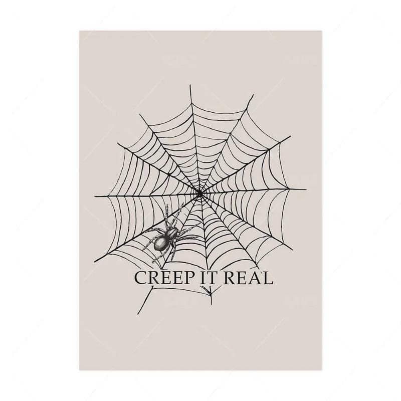 Classic Abstract Wall Art Set Halloween Bundle  Plant Lover HD Canvas Print Poster for Living Room  Bedroom Decor  Perfect for H