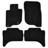 Tapis De Sol - Mitsubishi - L200 - Velours Noir - 4 Pièces - Ajustement Précis