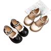 Обувь для девочек, детские кожаные туфли принцессы 2024 года, весна и осень, новые летние черные туфли Doudou Single Shoes для девочек, мягкие 6