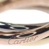Cartier B4235149 #9(Размер Японии) кольцо K18 белое золото/K18 желтое золото Женское