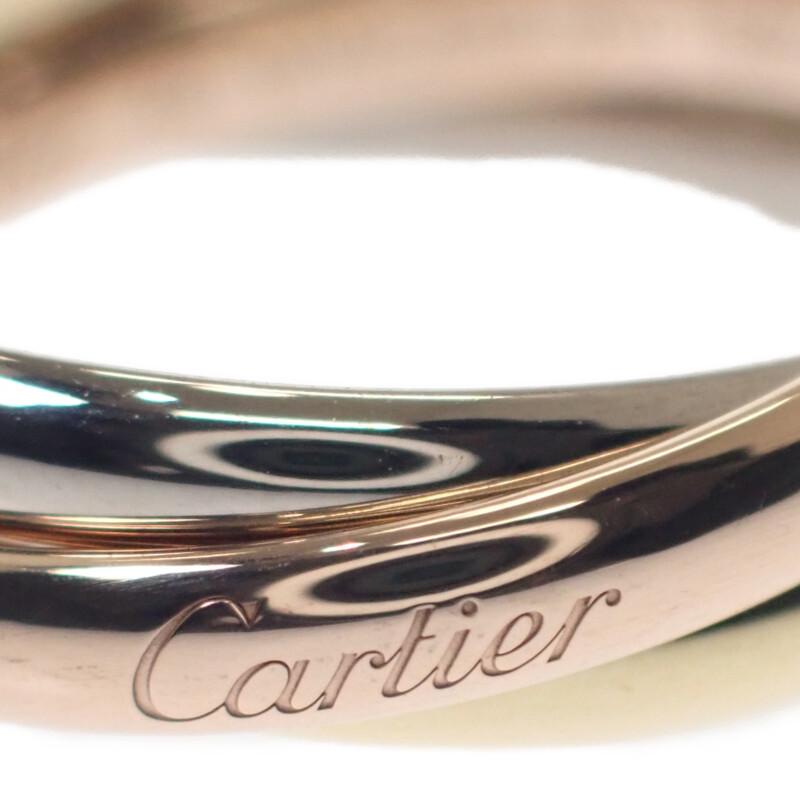 Cartier B4235149 #9(Размер Японии) кольцо K18 белое золото/K18 желтое золото Женское