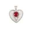 Pink Rubellite Gemstone 925 Sterling Silver Jewelry Handmade Pendant1.4" For Her CP-15-5