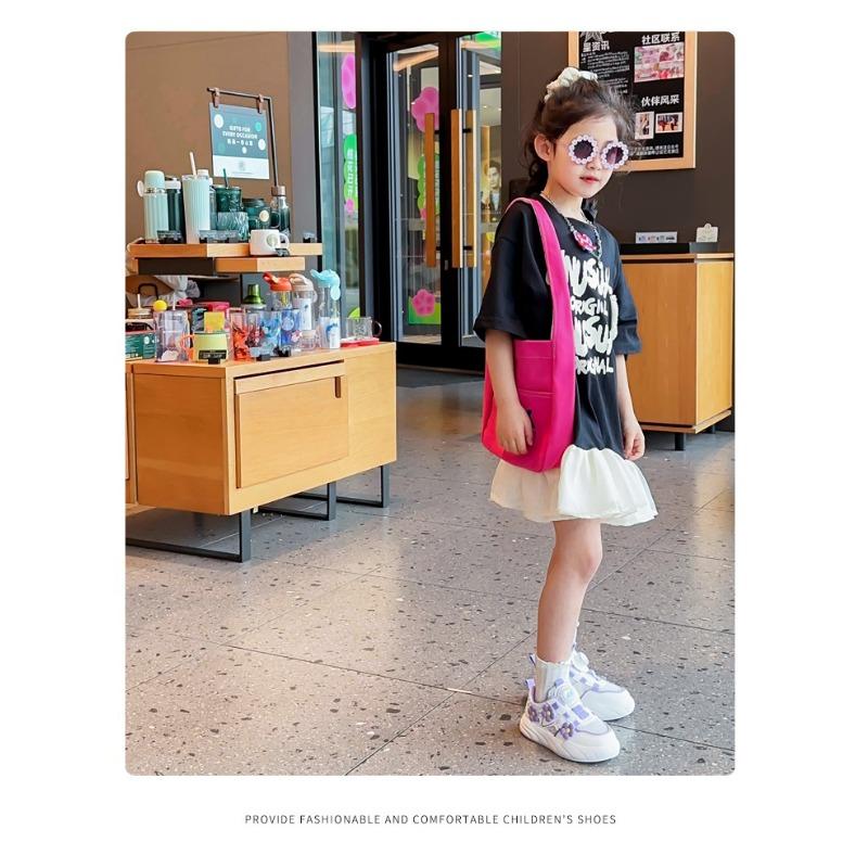 Обувь для сноуборда для девочек с вращающейся пряжкой, летняя одинарная сетка, маленькие белые туфли, сетка, красная принцесса, спортивная обувь, нескользящая, мягкая подошва, прилив