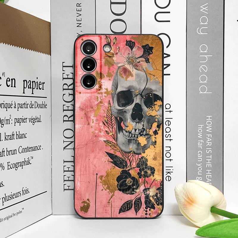 Ретро Готический Ночной Цветок Череп Печатный Чехол для Телефона для Honor Huawei 200 LITE 100 400 PRO 90 Lite Magic 8 7 6 5 Цветочный Чехол