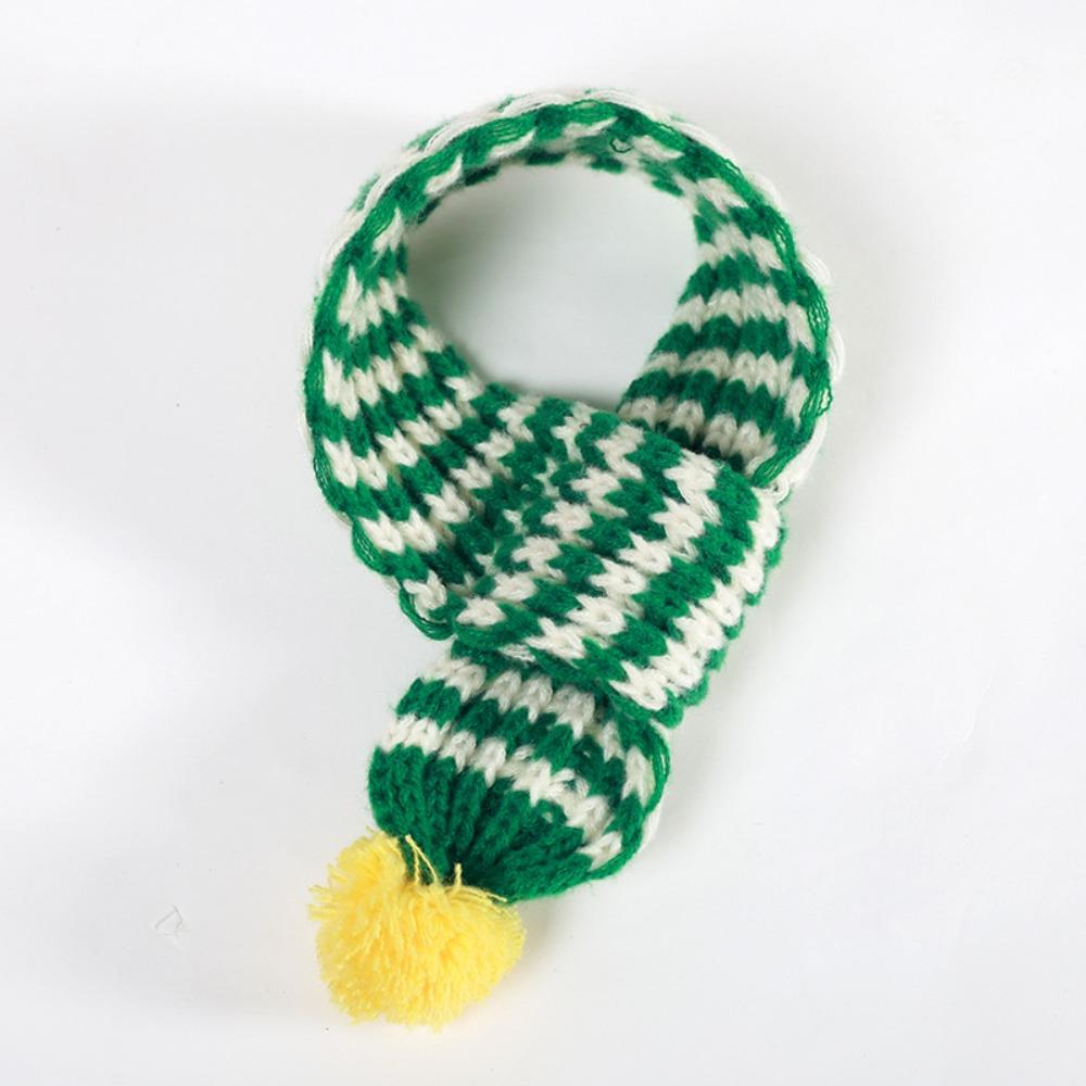 Cute Puppy Kitten Christmas Scarf S/M/L Winter Dog Scarf Pet Warm Knitted Scarf  Keep Warmth