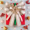 Подвеска на елку Бант Большой Шампань Рождественский венок Бант Потрясающий Подарочный Бант Узел Свадьба День матери Украшение