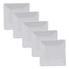East Original Square Plates Set of 5 White Small Square Soy Sauce Dishes (SS) (STUDIO BASIC) - Plates, Plates, Plates,